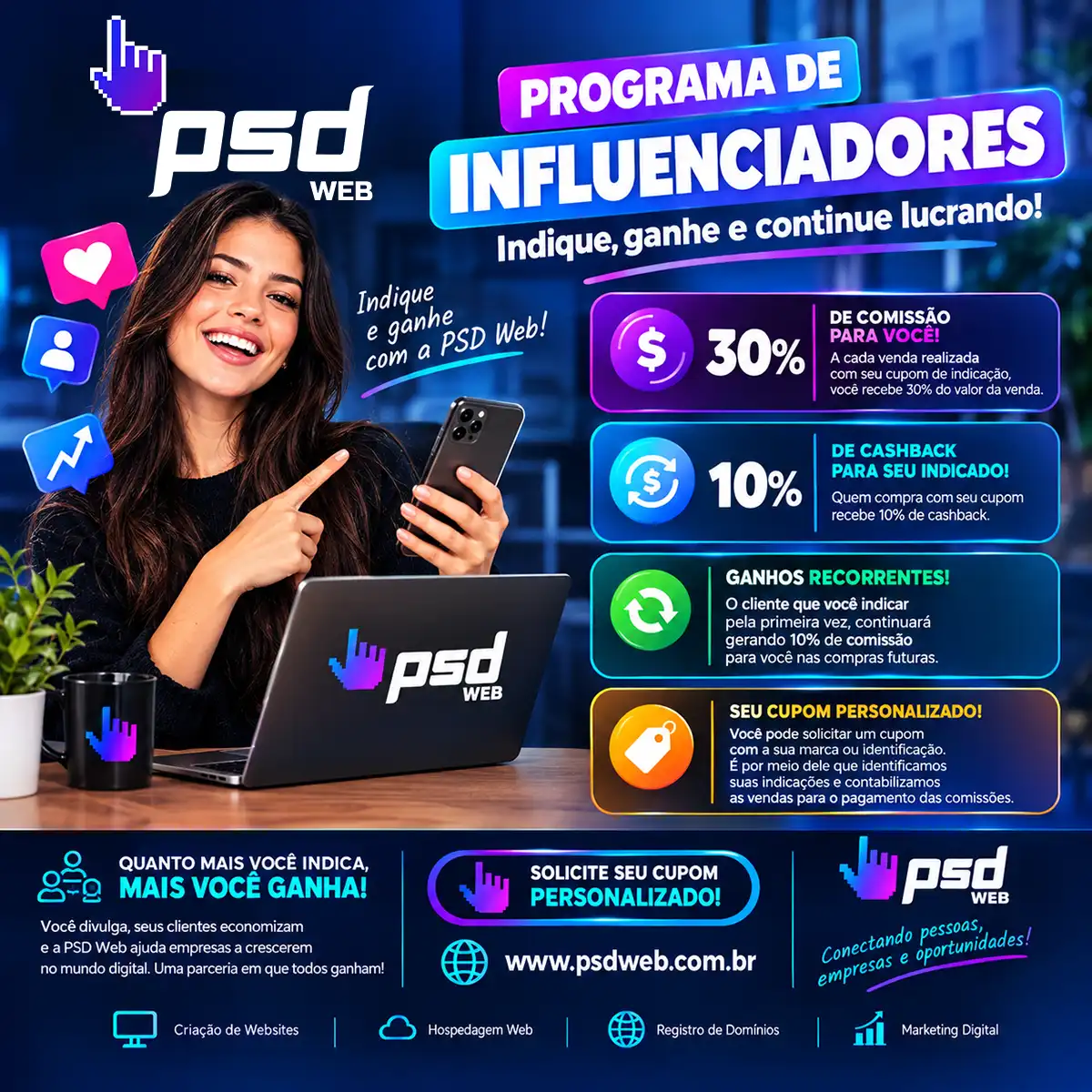 programa de influenciadores psdweb